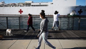 California tiene barco-hospital para pacientes sin covid-19