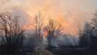 La radiación en Chernobyl aumenta en incendios forestales