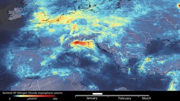 Hay menos contaminación en Europa por la pandemia
