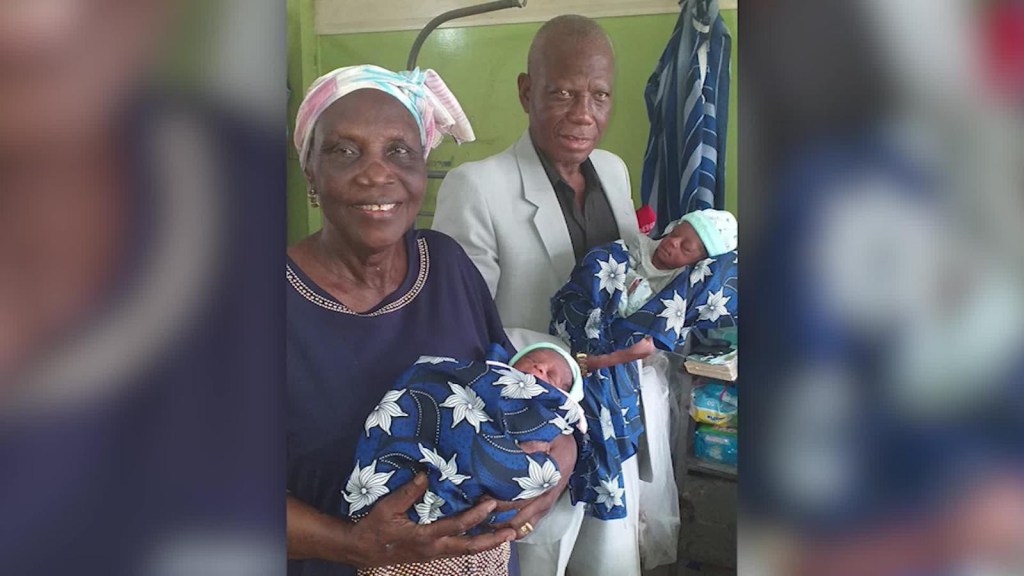 Mujer de 68 años da a luz a gemelos en Nigeria