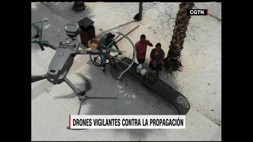 México: drones refuerzan distanciamiento social