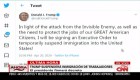Trump tuitea que firmará decreto para suspender inmigración a EE.UU. por el covid-19