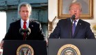 Trump ataca a George W. Bush por pedir unidad