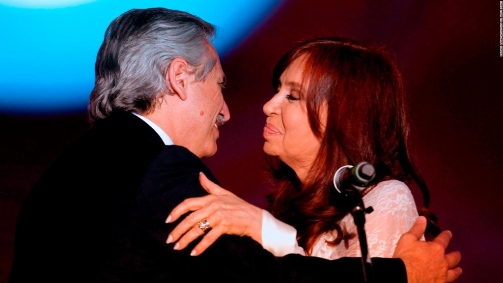 Alberto Fernández y Cristina F. de Kirchner, a solas
