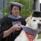 Moose, el perro que obtuvo un título universitario