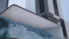 Mira esta ola 3D gigante ondular en el paisaje urbano de Seúl