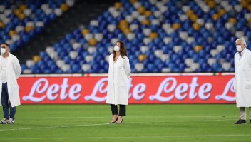 Copa de Italia: homenaje a trabajadores de la salud en las semifinales