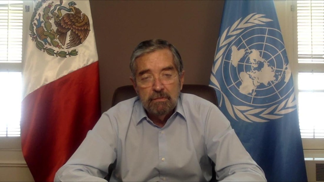 Juan Ramón de la Fuente, agradecido por elección de México a Consejo de Seguridad