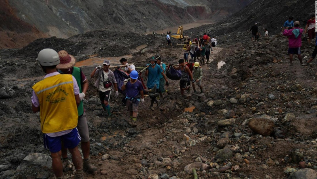 Myanmar: Avalancha de lodo sepulta a decenas de personas