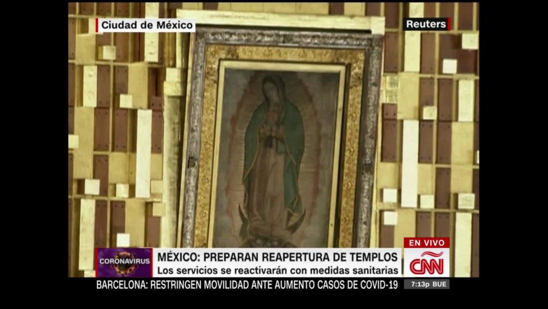México: alistan la reapertura de los centros religiosos