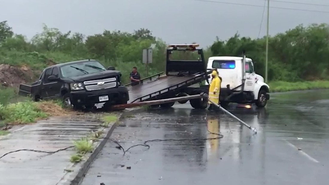 Hannah provoca inundaciones en Tamaulipas y Nuevo León