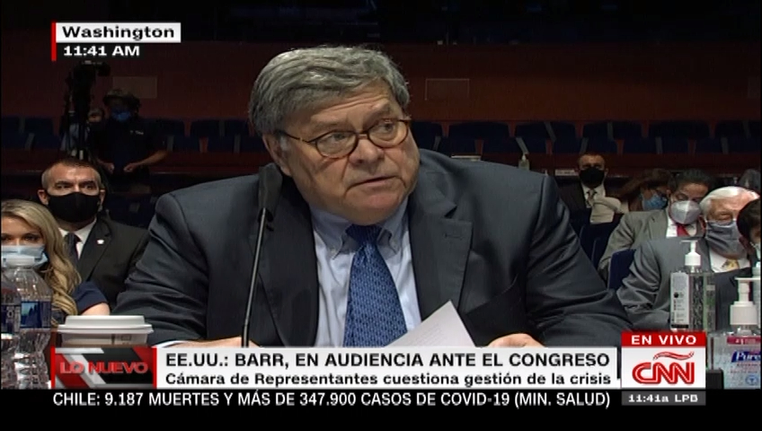 Barr testifica ante el Congreso de EE.UU.