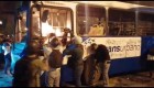 5 policías, heridos en las manifestaciones en Guatemala