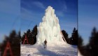 La curiosa tradición que originó este árbol de hielo