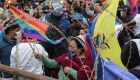 Marcha indígena hacia Quito por recuento de votos