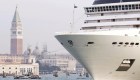 Venecia prohíbe los cruceros en su laguna