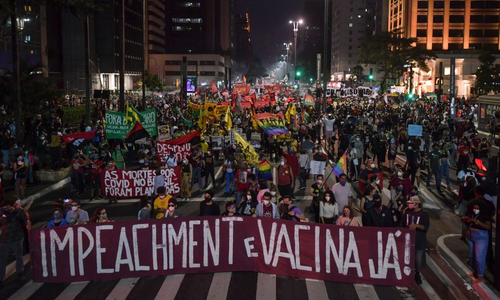 Masivas protestas en Brasil contra el gobierno