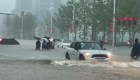 Mira las inundaciones que paralizaron el centro de China
