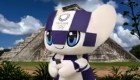 La mascota olímpica Miraitowa visita Chichén Itzá