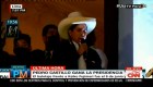 El presidente electo Pedro Castillo da apasionado discurso