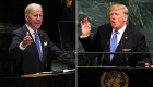 Mira los primeros discursos de Trump y Biden en la ONU