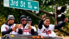 Así fue el desfile de campeonato de los Braves