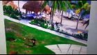 Video del tiroteo aterrador contra dos personas en playa de Quintana Roo