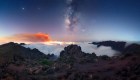 Aventurero en La Palma toma la foto de su vida del volcán