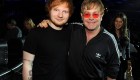 Elton John y Ed Sheeran cantan juntos por una buena causa