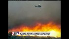 Mira el fuego descontrolado en el suroeste de Australia