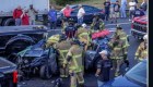 35 vehículos involucrados en un accidente en Florida
