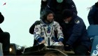 Multimillonario japonés vuelve del espacio
