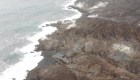 Una playa volcánica: así quedó la costa de La Palma