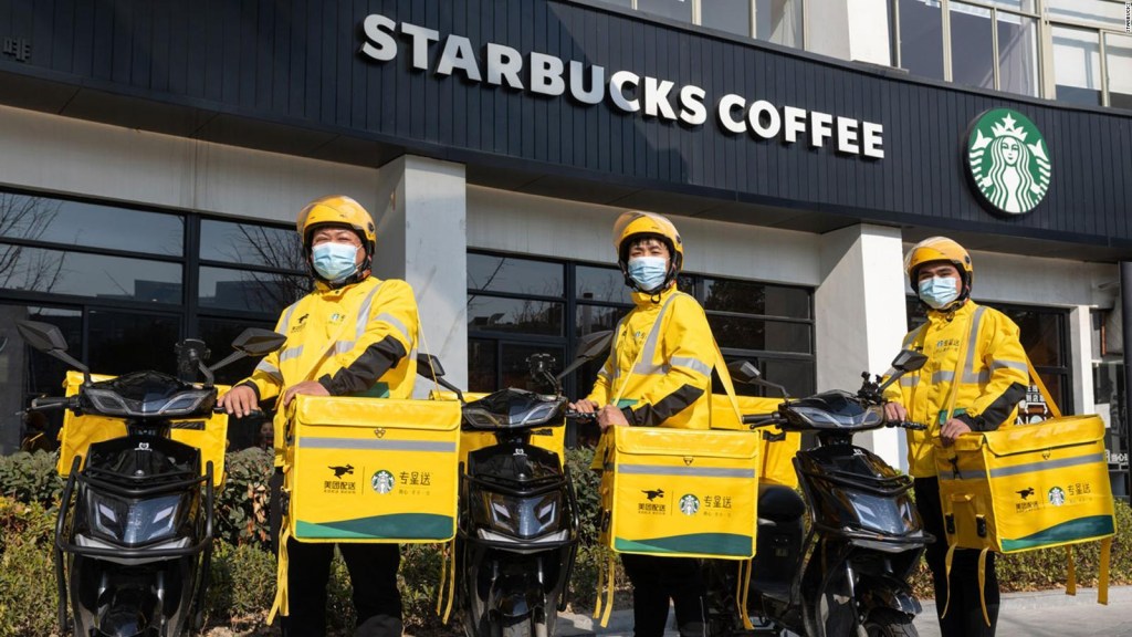 Starbucks ofrecerá entregas de café a domicilio en China