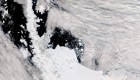 Gran capa de hielo marino se desprende de la Antártida