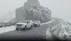 La nieve causa cierres de carreteras y accesos en La Palma