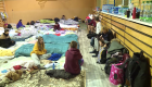 Un centro improvisado en Polonia acoge refugiados ucranianos