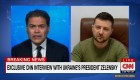 Zelensky dice a CNN que está "listo para negociar" con Putin
