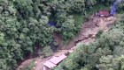 Un deslizamiento en Colombia deja muertos y daños