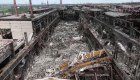 Catástrofe en planta siderúrgica de Mariúpol con los ojos de un dron