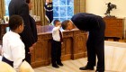 13 años después Obama se reencuentra con el niño de esta icónica foto
