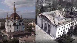 El antes y después de Mariúpol tras la devastación rusa