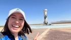 La sorpresa de Katya Echazarreta durante viaje al espacio