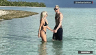 Kim Kardashian y Pete Davidson disfrutan de sus vacaciones en la playa