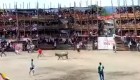 Se derrumba estadio en Colombia