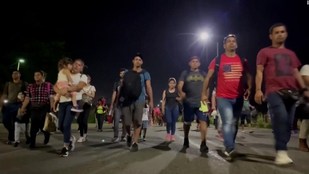 Caravana de migrantes centroamericanos intenta llega a EE.UU.