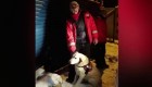Este perro rescatista salvó a una persona enterrado bajo nieve