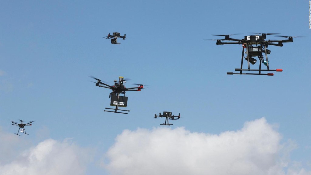 Así sería la superautopista de drones del Reino Unido