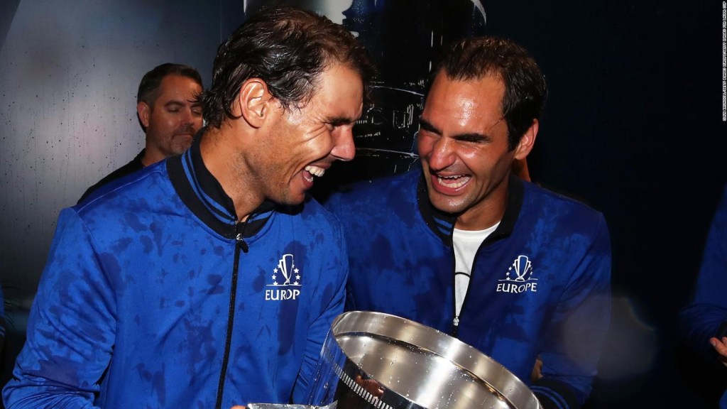El ataque de risa entre Federer y Nadal