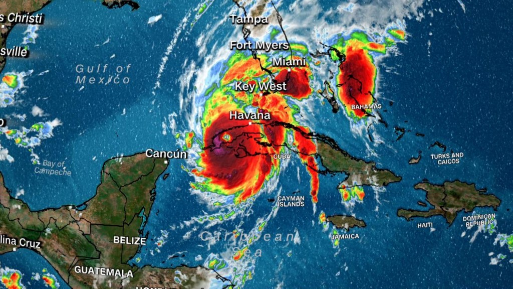 El huracán Ian azota a Cuba y se dirige hacia la Florida